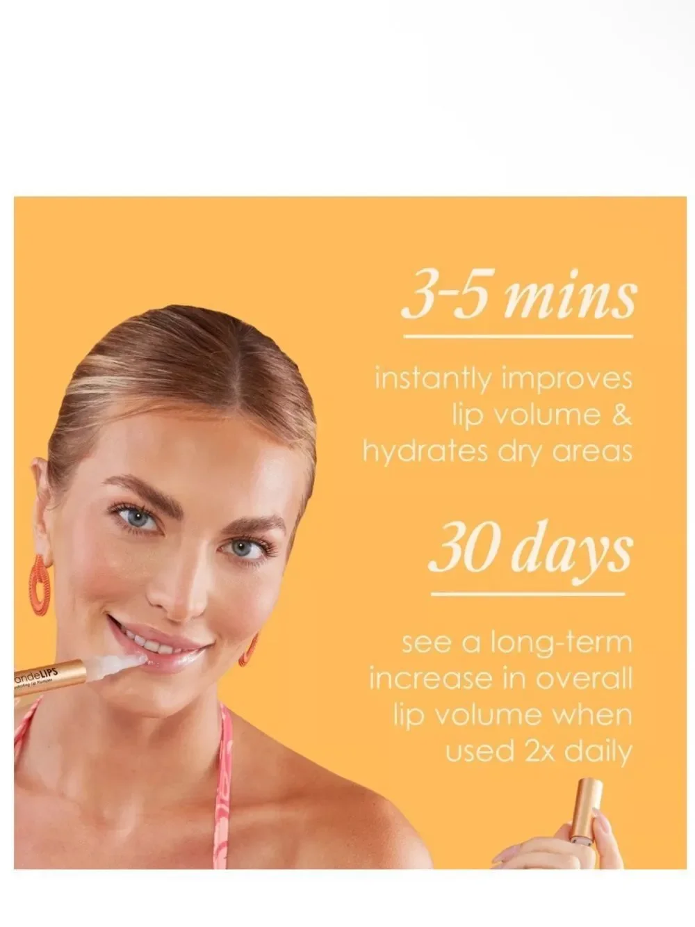 Grande Cosmetics GrandeLIPS Hydrating Lip Plumper, Gloss Finish Color Pale Rose